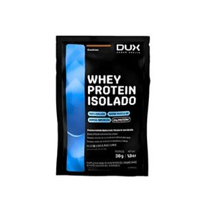 Whey Protein Isolado Sachê 30g Sabor Cookies Dux