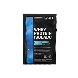 Whey Protein Isolado Sachê 30g Sabor Chocolate Branco Dux