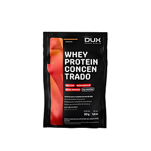 Whey Protein Concentrado Sachê 30g Sabor chocolate Dux