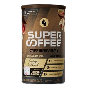 Super Coffee Chocolate Língua de Gato 380g Caffeine Army