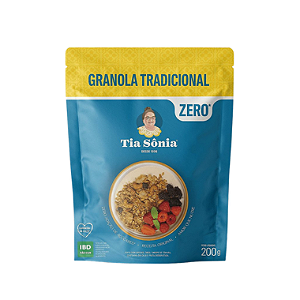 Granola Tradicional Zero 200g Tia Sônia