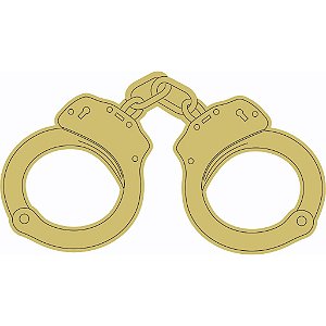 Aplique Algema 10 unidades Acrílico espelhado prata ou dourado