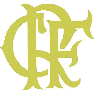Aplique Flamengo 5cm 10 unidades acrílico dourado