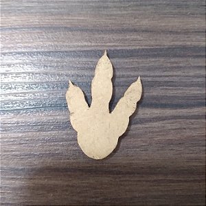Aplique Pegada de Dinossauro 20 unidades MDF