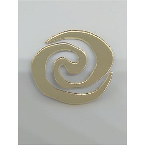 Aplique Símbolo Moana 10 unidades Acrílico Dourado