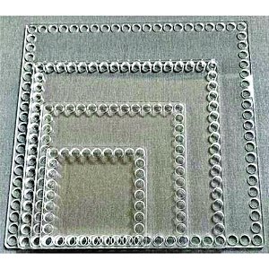 Base Quadrada Acrílico 40 cm para Crochê 1 unidade