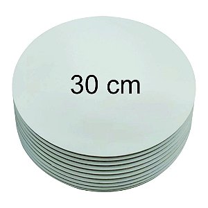 Cake Board Circular 30cm 5 unidades MDF