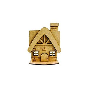 Mini Casinha Branca de Neve 2 unidades MDF