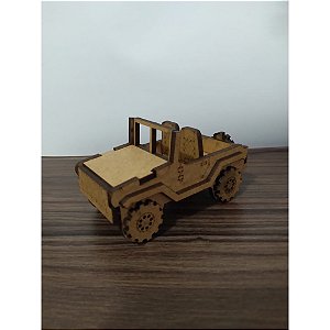 Mini Jipe 5 unidades MDF