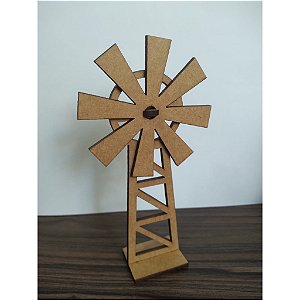 Mini Moinho 13cm 5 unidades em MDF