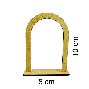 Mini Painel Arco 10cm 10 unidades MDF