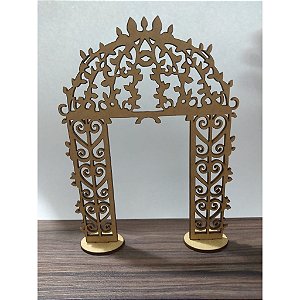 Mini Painel Bela e a Fera 10 x 14 cm MDF 1 unidade