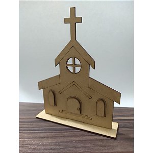 Mini Painel Igrejinha em MDF 1 unidade