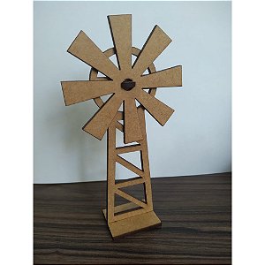 Mini Painel Moinho 9cm 10 unidades em MDF