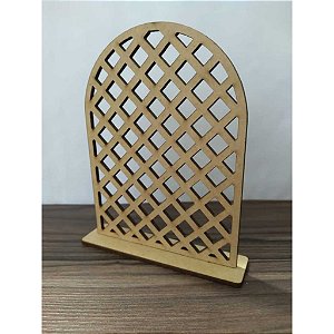 Mini Painel Treliça 27cm MDF 1 unidade