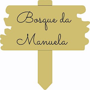 Mini placa 5cm 10 unidades acrílico espelhado