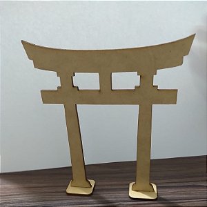 Mini Portal Japonês Tori 15cm MDF 1 unidade