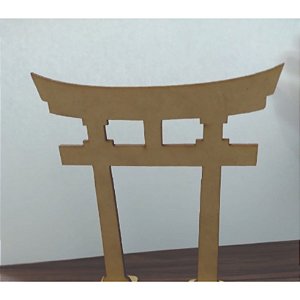 Mini Portal Japonês Tori 7cm 10 unidades MDF