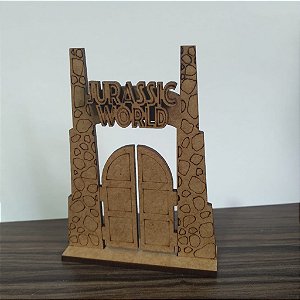 Mini Painel Portal JURASSIC PARK Dinossauro 5 unidades MDF