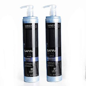 Kit Shampoo + Condicionador Minerals Safira Real 2x1L Cabelos Secos ou Ressecados
