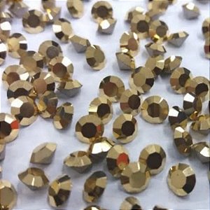 PEDRA DE STRASS AURUM CÔNICA PACOTE C/1.440 PEDRAS PP18/SS8.5