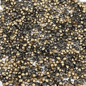 PEDRA DE STRASS BLACK DIAMOND CÔNICA PACOTE C/1.440 PEDRAS PP18/SS8.5