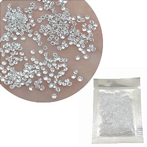 1000 UNIDADES ZIRCÔNIA REDONDA CRISTAL CÚBICA 1.25mm