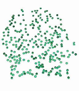 1000 UNIDADES ZIRCÔNIA REDONDA CÚBICA EMERALD 1mm