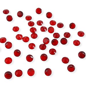 50 UNIDADES ZIRCÔNIA REDONDA CÚBICA SIAM 6MM