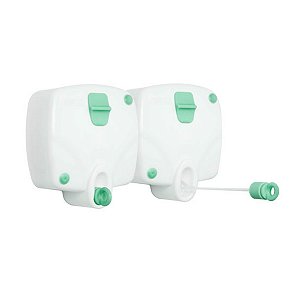 Varal de Parede Retrátil Automático com 02 Cordas 5m Rotoflex - Secalux