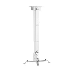 Suporte Projetor Universal 2 em 1 para Teto ou Parede Telescópio - Multivisão MT-305-BR Branco