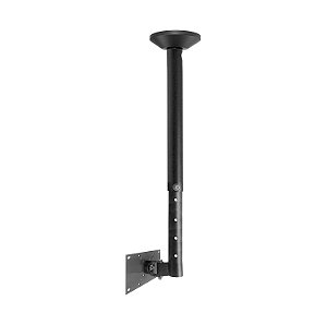 Suporte TV Teto Telescópio 360° PLUS REFORÇADO 10 à 60 Polegadas - Lidimar 1061.2P Preto