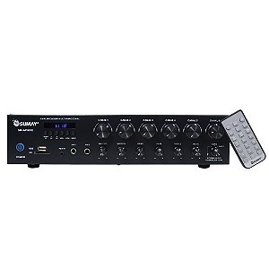 Amplificador de Som Stereo 6 Canais - Sumay SM-AP6000