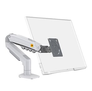 Suporte Articulado de Mesa com Pistão a Gás e Ajuste de Altura para Monitores de 17 à 30 Polegadas - North Bayou F80-XE NB Branco