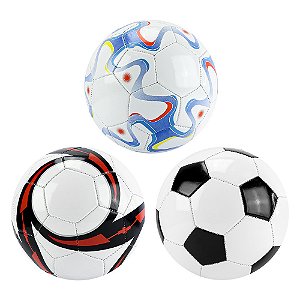 Bola de Futebol Semiprofissional Branca, Vermelha ou Azul