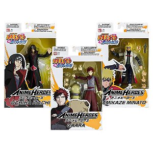 Boneco de ação naruto shippuden, 5 tamanhos com 9 cm a 16cm, anime