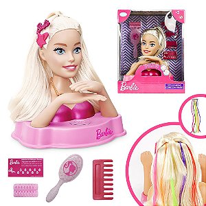 Boneca Barbie Busto Styling Head Faces com 24 Acessórios para Pentear  Maquiagem Pupee Original 1265 : : Brinquedos e Jogos