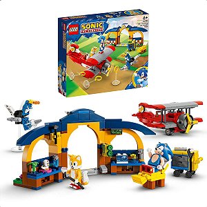 LEGO Sonic Oficina do Tails e Avião Tornado 376 Pçs 6+ 76991 - Ri Happy