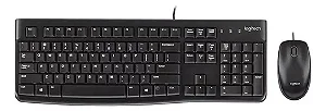 Combo Teclado e Mouse com fio USB MK120 - Logitech