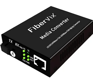 Conversor de Mídia Gigabit 20km (Par) - FiberVix