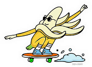 Banana Skatista
