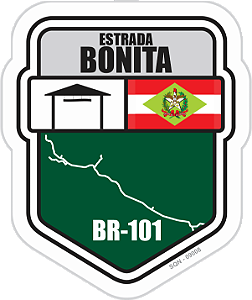 Patch Adesivo Estrada Bonita