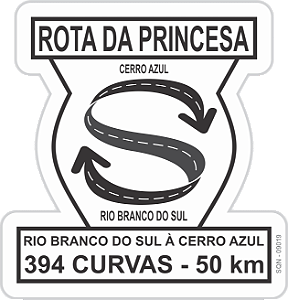 Patch Adesivo Rota da Princesa