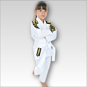 Kimono Jiu Jitsu Infantil Kyoshi - Branco