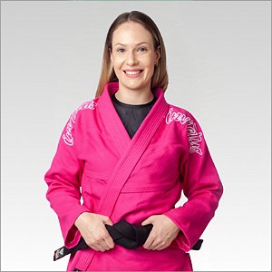 Kimono Jiu Jitsu Feminino Rosa Invictus