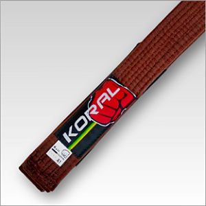 Faixa Koral Jiu Jitsu - Marrom