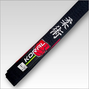 Faixa Koral Jiu Jitsu - Preto