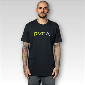 Camiseta RVCA Big Fills - Preta