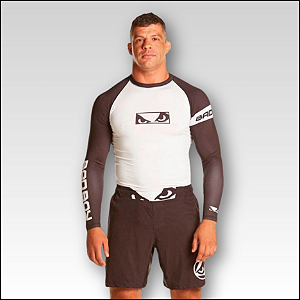 Rash Guard Jiu Jitsu Badboy - Branco