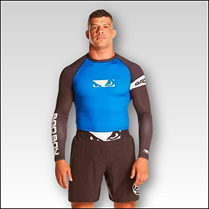 Rash Guard Jiu Jitsu Badboy - Azul